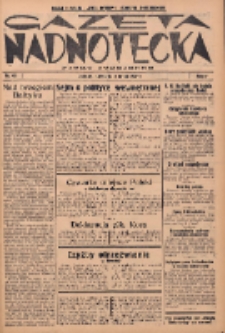 Gazeta Nadnotecka: pismo codzienne 1937.02.21 R.17 Nr42