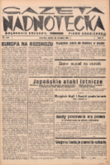 Gazeta Nadnotecka: pismo codzienne 1937.09.24 R.17 Nr220