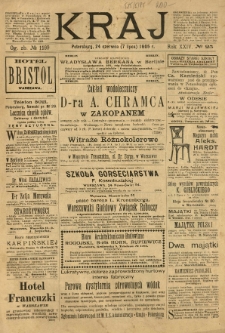 Kraj: pismo polityczno - literackie. 1905.06.24(07.07) R.24 No.25