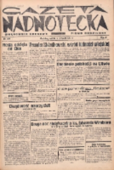 Gazeta Nadnotecka (Orędownik Kresowy): pismo codzienne 1937.11.09 R.17 Nr258
