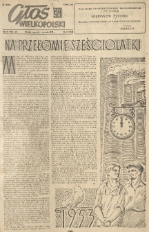 Głos Wielkopolski. 1953.01.01 R.9 nr1 Wyd.AB