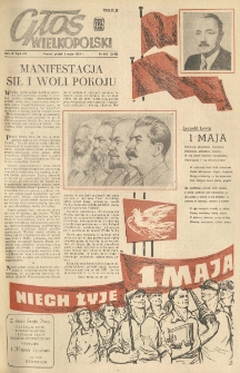 Głos Wielkopolski. 1953.05.01 R.9 nr103 Wyd.AB