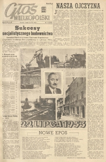 Głos Wielkopolski. 1953.07.22 R.9 nr173 Wyd.AB