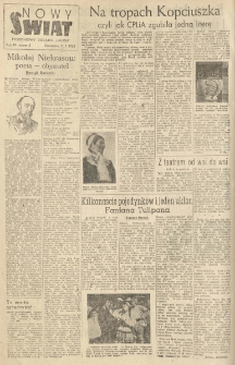 Nowy Świat. Tygodniowy dodatek Głosu Wielkopolskiego. 1953.01.11 R.4 nr2
