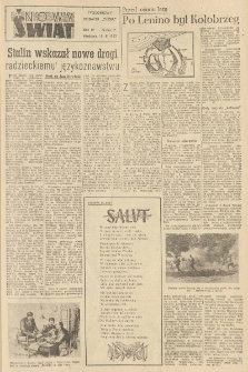 Nowy Świat. Tygodniowy dodatek Głosu Wielkopolskiego. 1953.03.15 R.4 nr11