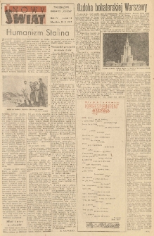Nowy Świat. Tygodniowy dodatek Głosu Wielkopolskiego. 1953.03.29 R.4 nr13