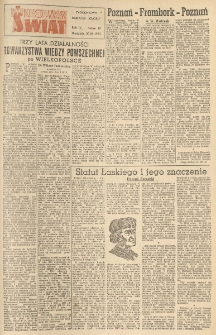 Nowy Świat. Tygodniowy dodatek Głosu Wielkopolskiego. 1953.09.20 R.4 nr39
