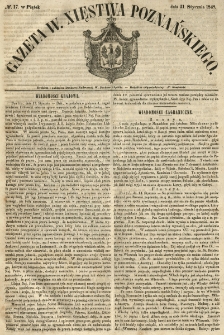 Gazeta Wielkiego Xięstwa Poznańskiego 1848.01.21 Nr17