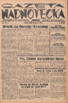 Gazeta Nadnotecka (Orędownik Kresowy): pismo codzienne 1938.06.24 R.18 Nr142