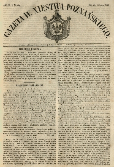 Gazeta Wielkiego Xięstwa Poznańskiego 1848.02.23 Nr45