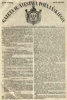 Gazeta Wielkiego Xięstwa Poznańskiego 1848.05.13 Nr111
