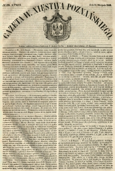 Gazeta Wielkiego Xięstwa Poznańskiego 1848.08.11 Nr185