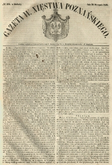 Gazeta Wielkiego Xięstwa Poznańskiego 1848.08.26 Nr198
