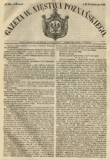 Gazeta Wielkiego Xięstwa Poznańskiego 1848.10.31 Nr254