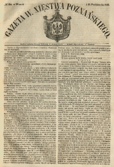 Gazeta Wielkiego Xięstwa Poznańskiego 1848.10.31 Nr254