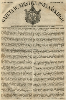Gazeta Wielkiego Xięstwa Poznańskiego 1848.11.28 Nr278