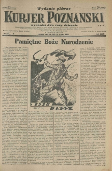 Kurier Poznański 1933.12.24 R.28 nr591
