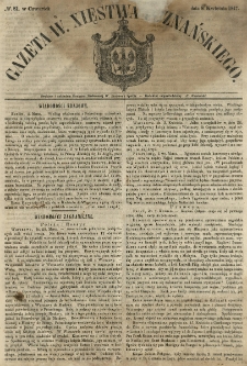 Gazeta Wielkiego Xięstwa Poznańskiego 1847.04.08 Nr81