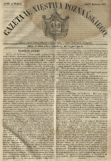 Gazeta Wielkiego Xięstwa Poznańskiego 1847.04.27 Nr97