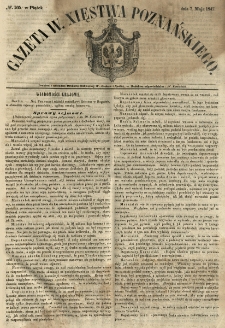 Gazeta Wielkiego Xięstwa Poznańskiego 1847.05.07 Nr105