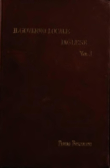Il governo locale inglese e le sue relazioni con la vita nazionale. T.1