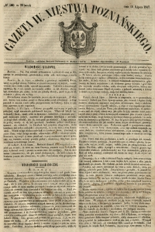 Gazeta Wielkiego Xięstwa Poznańskiego 1847.07.13 Nr160