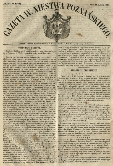 Gazeta Wielkiego Xięstwa Poznańskiego 1847.07.14 Nr161