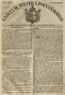 Gazeta Wielkiego Xięstwa Poznańskiego 1847.08.04 Nr179