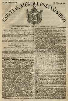 Gazeta Wielkiego Xięstwa Poznańskiego 1847.08.09 Nr183