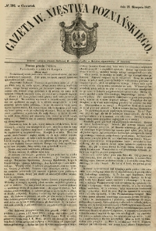 Gazeta Wielkiego Xięstwa Poznańskiego 1847.08.19 Nr192