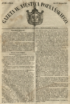 Gazeta Wielkiego Xięstwa Poznańskiego 1847.08.27 Nr199