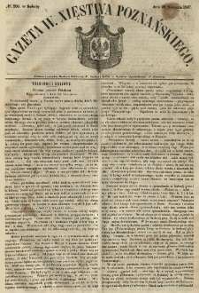 Gazeta Wielkiego Xięstwa Poznańskiego 1847.08.28 Nr200