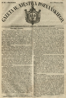 Gazeta Wielkiego Xięstwa Poznańskiego 1847.09.06 Nr207