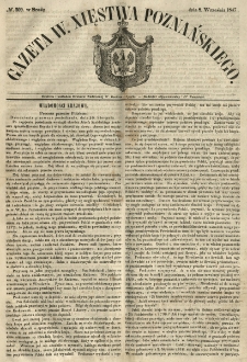 Gazeta Wielkiego Xięstwa Poznańskiego 1847.09.08 Nr209