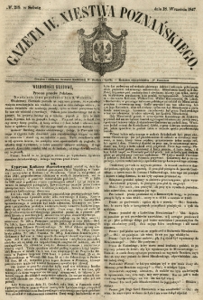 Gazeta Wielkiego Xięstwa Poznańskiego 1847.09.18 Nr218