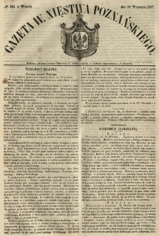 Gazeta Wielkiego Xięstwa Poznańskiego 1847.09.28 Nr226
