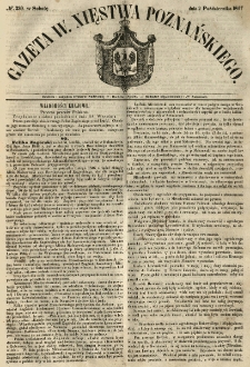 Gazeta Wielkiego Xięstwa Poznańskiego 1847.10.02 Nr230