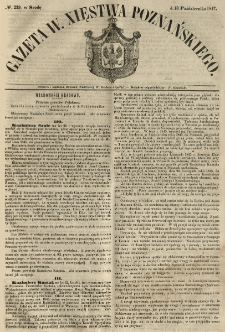 Gazeta Wielkiego Xięstwa Poznańskiego 1847.10.13 Nr239