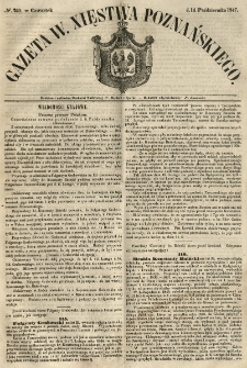 Gazeta Wielkiego Xięstwa Poznańskiego 1847.10.14 Nr240