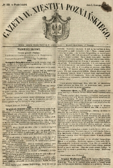 Gazeta Wielkiego Xięstwa Poznańskiego 1847.11.01 Nr255