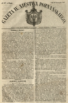 Gazeta Wielkiego Xięstwa Poznańskiego 1847.11.26 Nr277