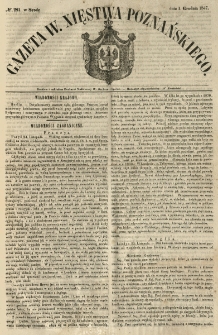 Gazeta Wielkiego Xięstwa Poznańskiego 1847.12.01 Nr281