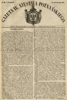 Gazeta Wielkiego Xięstwa Poznańskiego 1847.12.30 Nr305