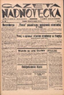 Gazeta Nadnotecka (Orędownik Kresowy): pismo codzienne 1938.09.13 R.18 Nr209