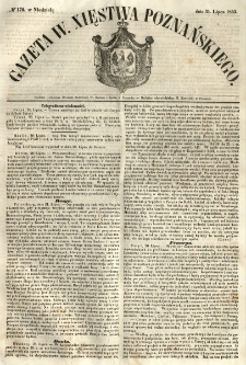 Gazeta Wielkiego Xięstwa Poznańskiego 1853.07.31 Nr176