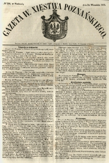 Gazeta Wielkiego Xięstwa Poznańskiego 1853.09.18 Nr218