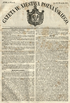 Gazeta Wielkiego Xięstwa Poznańskiego 1853.09.27 Nr225