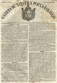 Gazeta Wielkiego Xięstwa Poznańskiego 1853.11.01 Nr255