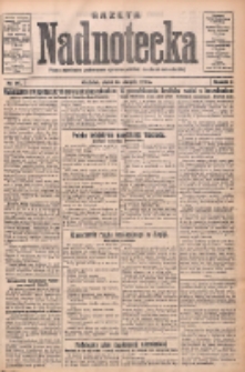 Gazeta Nadnotecka: pismo narodowe poświęcone sprawie polskiej na ziemi nadnoteckiej 1931.08.28 R.11 Nr197