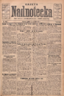 Gazeta Nadnotecka: pismo narodowe poświęcone sprawie polskiej na ziemi nadnoteckiej 1931.09.11 R.11 Nr209